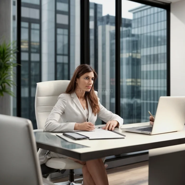 Legal expert reviewing a real estate contract